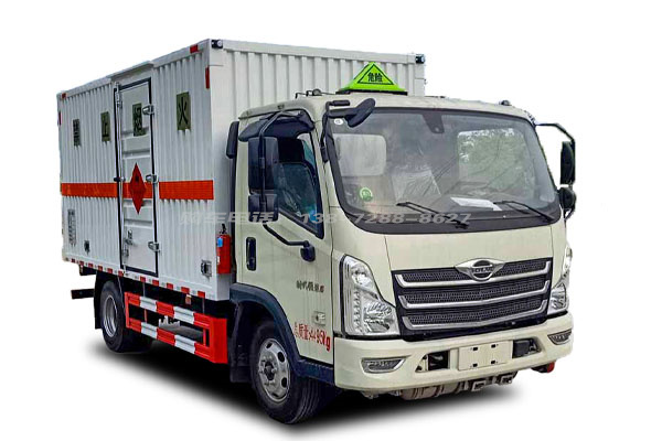 福田时代领航6易燃气体厢式运输车(蓝牌)