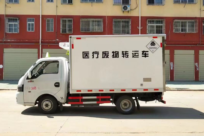东风途逸医疗废物转运车左侧图
