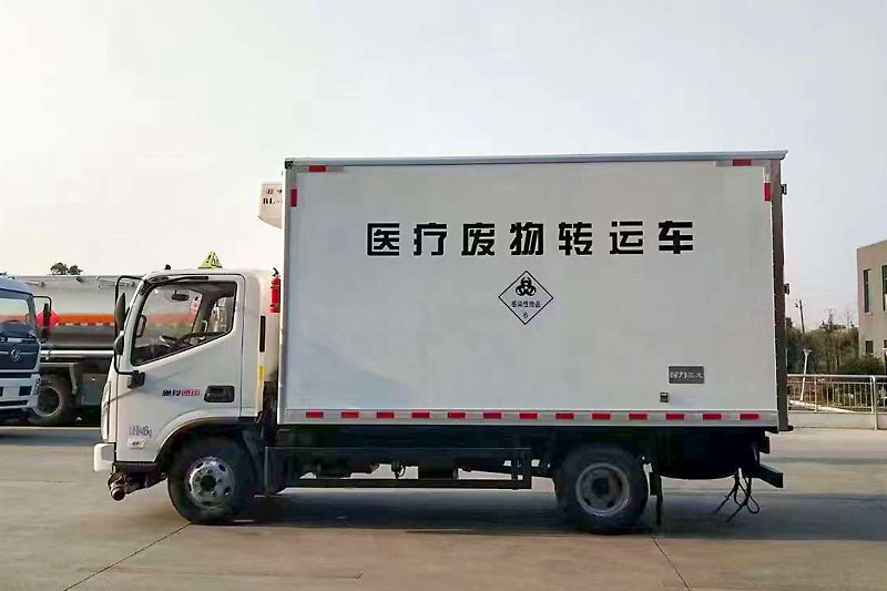 福田奥铃医疗废物转运车左侧图