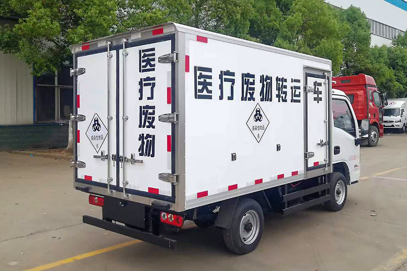 跃进医疗废物转运车右后45度图