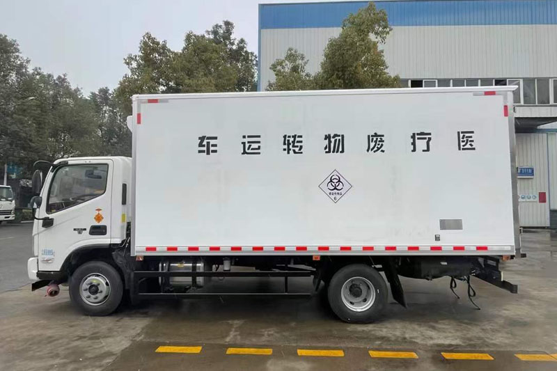 福田欧马可医疗废物转运车左侧图