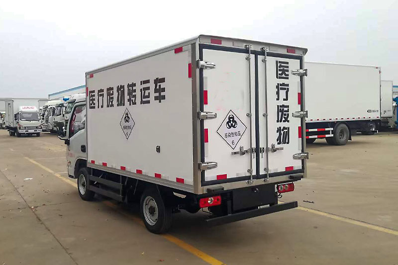 跃进医疗废物转运车左后45度图