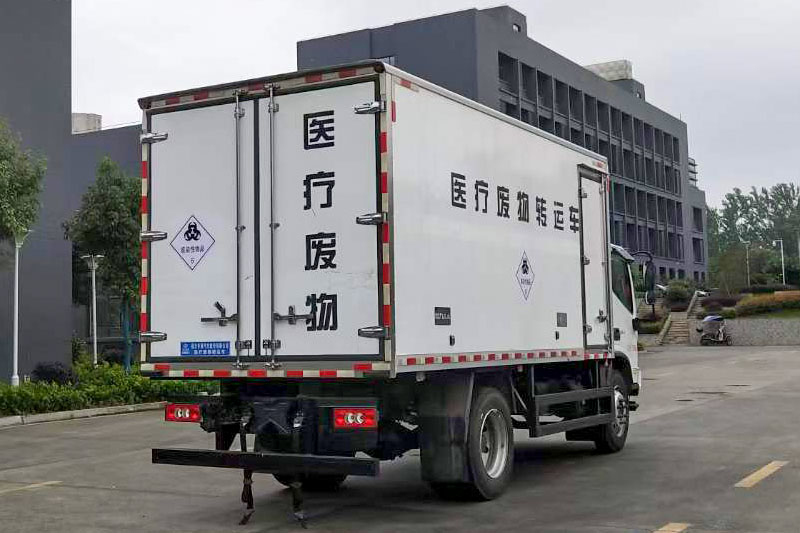 福田欧马可医疗废物转运车右后45度图