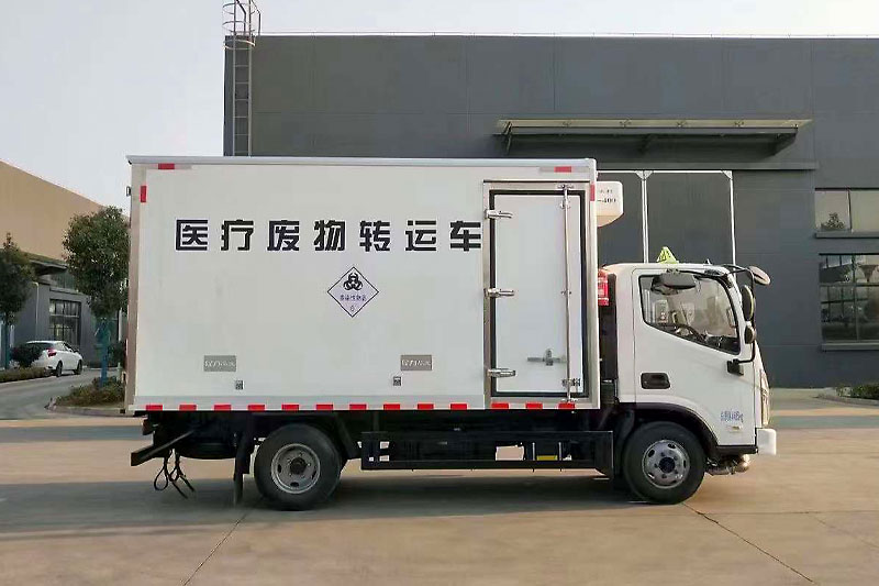福田奥铃医疗废物转运车右侧图